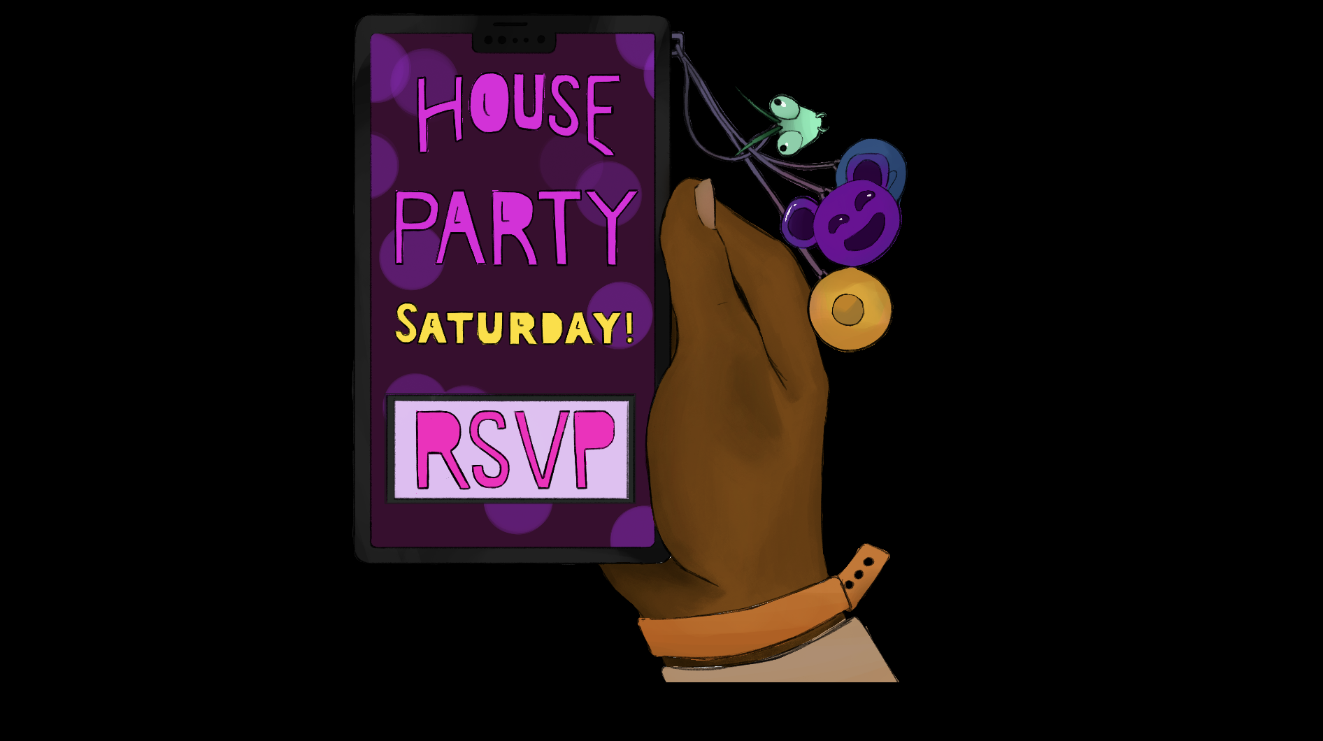 Day in My Life party invitation